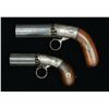 Image 1 : 2 FINE PEPPERBOX REVOLVERS.