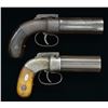 Image 2 : 2 ALLEN & THURBER BAR HAMMER PEPPERBOX PISTOLS.