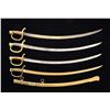 Image 4 : GROUP OF 9 CIVIL WAR LIGHT ARTILLERY SABERS.