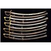 Image 1 : 7 AMES CIVIL WAR MOUNTED LIGHT ARTILERY SABERS.