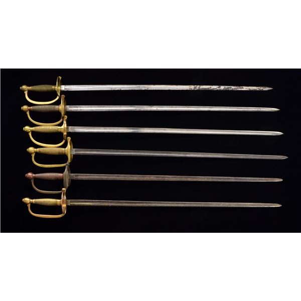 10 CIVIL WAR NCO SWORDS.