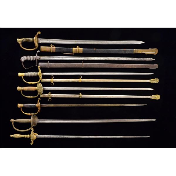 10 CIVIL WAR ERA SWORDS.