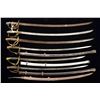 Image 1 : 8 US CAVALRY SABERS & 3 LOOSE CAVALRY BLADES.