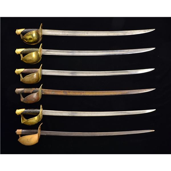 6 NAVAL CUTLASSES.