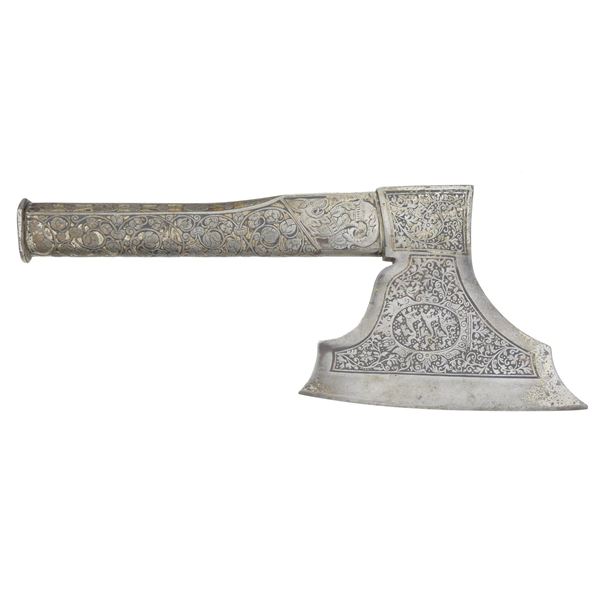 INDO-PERSIAN BATTLE AXE HEAD.