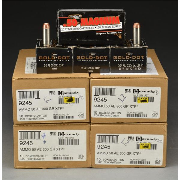 LARGE GROUP OF 50 ACTION EXPRESS AMMUNITION.