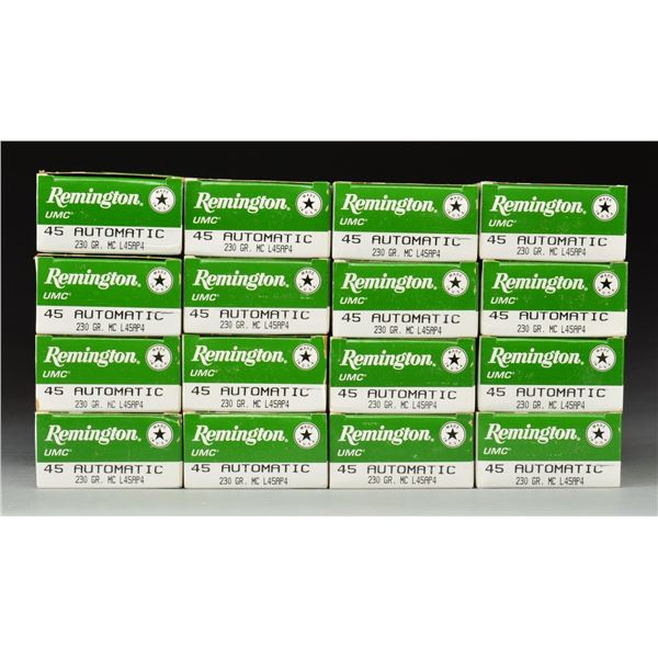 GROUPING OF 45 ACP PISTOL AMMUNITION.