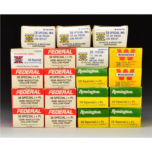 900 RDS. 38 SPL.+P & POLICE 158 GR.