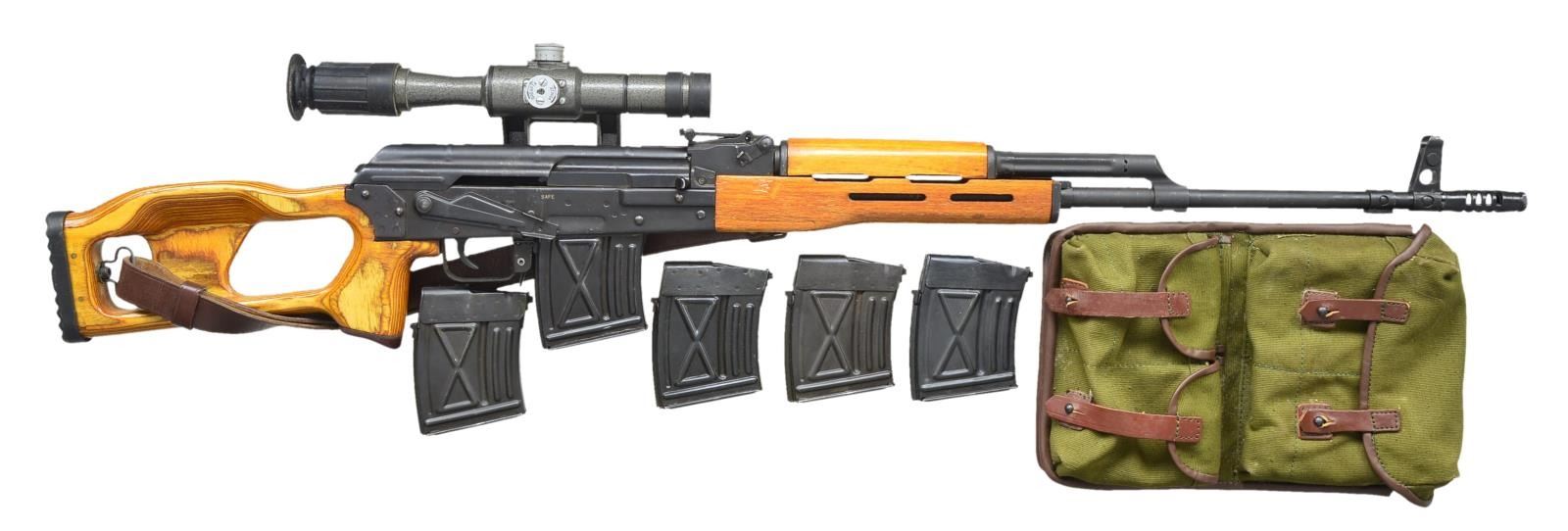 ROMANIAN 7.62x54R FPK DRAGUNOV RIFLE.