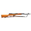 Image 2 : 2 SKS SEMI-AUTO MILITARY RIFLES.