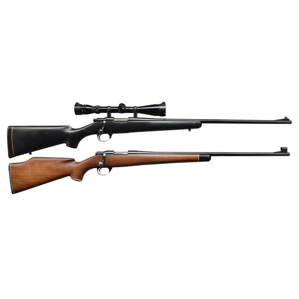 2 SAKO VIXEN BOLT ACTION RIFLES.