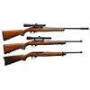 Image 1 : 3 RUGER 10/22 SEMI AUTO RIFLES.