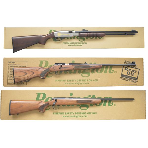 3 REMINGTON RIMFIRE RIFLES.