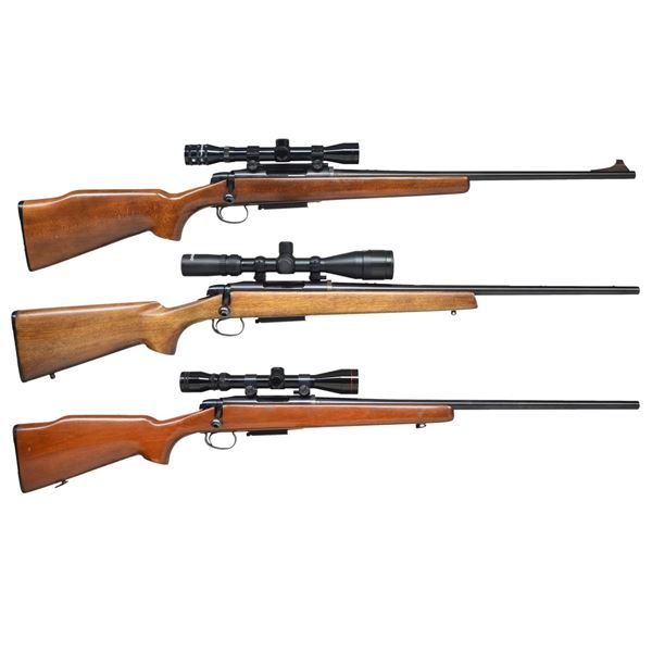 3 REMINGTON 788 BOLT ACTION RIFLES.