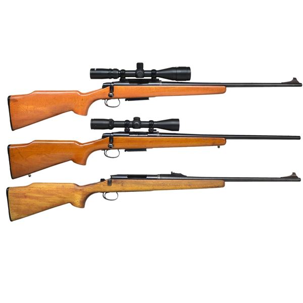 3 REMINGTON 788 BOLT ACTION RIFLES.