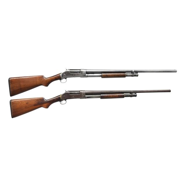 2 WINCHESTER 1897 PUMP SHOTGUNS.