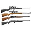 Image 1 : 4 AUTOLOADING RIMFIRE RIFLES.