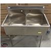 Image 2 : NEW STAINLESS STEEL 2-WELL SINK