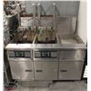 Image 6 : PITCO DUAL-FRYER BANK W/ FRY DUMP STATION