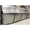 Image 2 : 93" BEVERAGE AIR REFRIGERATED PIZZA PREP STATION