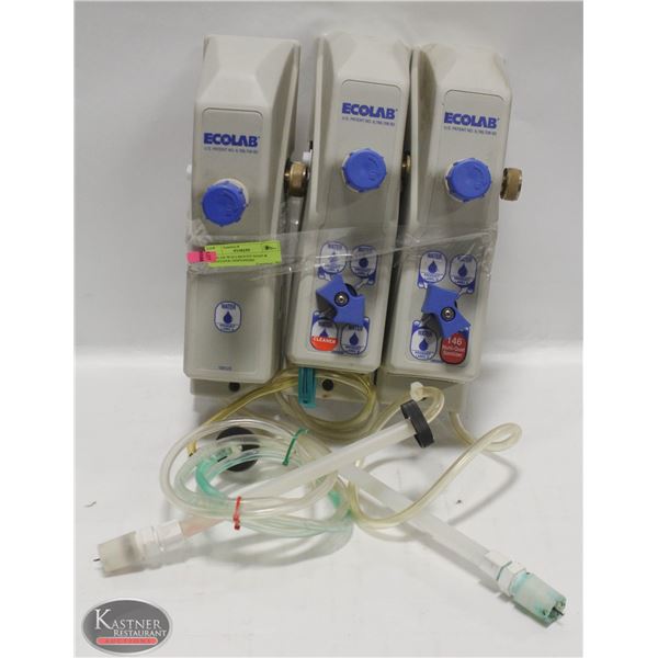 ECOLAB WALLMOUNT SOAP & SANITIZER DISPENSERS