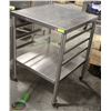 Image 1 : STAINLESS STEEL TABLE W/ UNDERSHELF & DISHTRAY