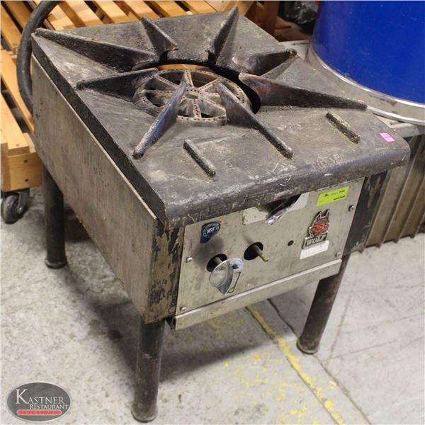 WOLF SINGLE BURNER POT STOVE - AS IS