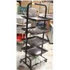 FRUIT DISPLAY RACK 4 TIER WITH MATS