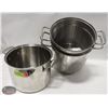 Image 1 : CUISINART STOCK POT, & ADDITIONAL POT W/ STRAINER