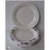 PACKAGE OF 6 OPAL CYPRESS 9" IVORY PLATES, MADE IN