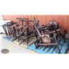 Image 1 : LARGE LOT OF ASSORTED RED TABLE BASES