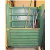 Image 1 : LARGE PLASTIC UTILITY CART 47" X 28" X 64.5"