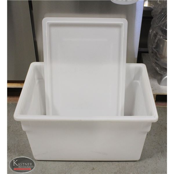 LARGE CAMBRO STACKABLE FOOD GRADE CONTAINER W/