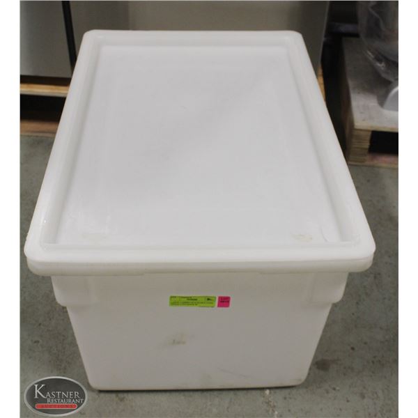 LARGE CAMBRO STACKABLE FOOD GRADE CONTAINER W/