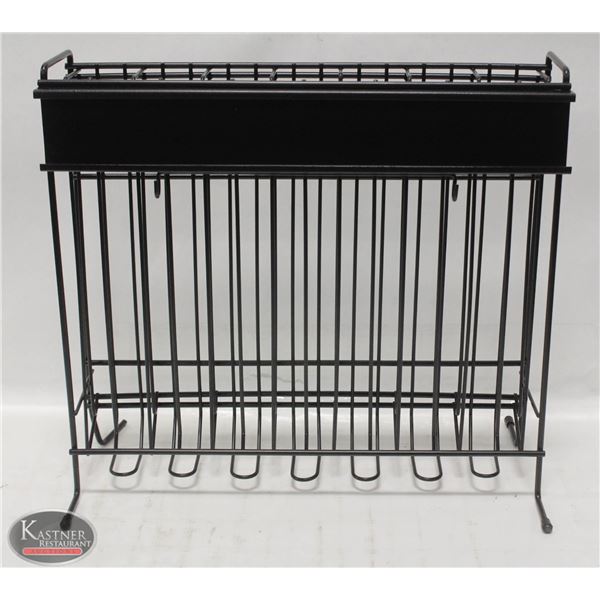 2 NEW 7-SLOT WIRE TABLETOP JAM RACKS K002950