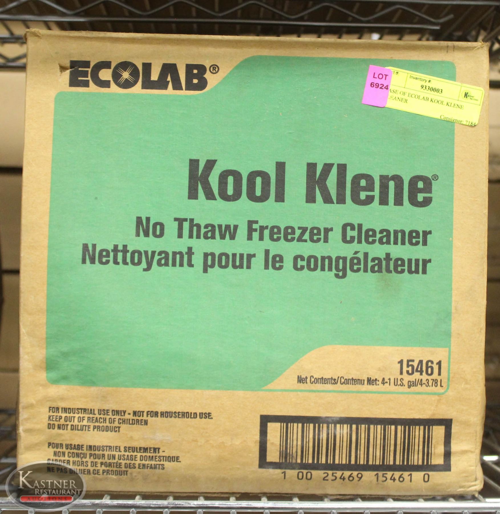 CASE OF ECOLAB KOOL KLENE CLEANER