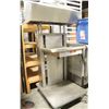 Image 2 : HATCH STAINLESS STEEL SPRING-LOADED TRAY CART W/