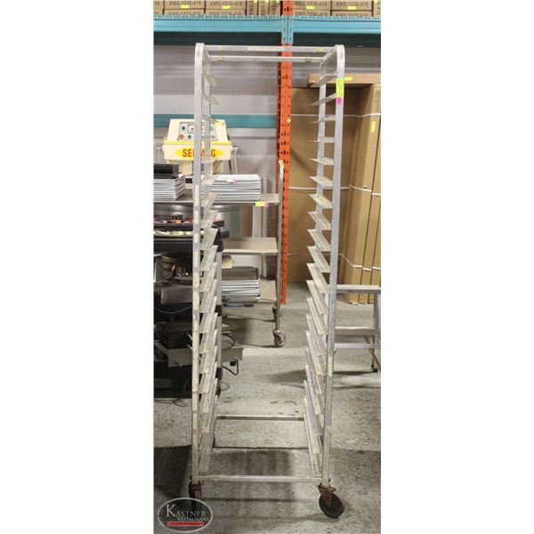 20 SLOT COMMERCIAL ALUMINUM BAKERS RACK