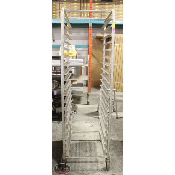 20 SLOT COMMERCIAL ALUMINUM BAKERS RACK