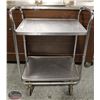 Image 1 : VOLLRATH STAINLESS STEEL 2 TIER BUSSING CART