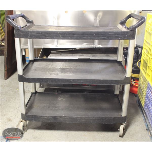 3 TIER WHEELED BUSSING CART