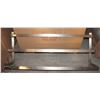 Image 1 : 64.5" 3-TIER S/S WALLMOUNT PAN HANGING RACK