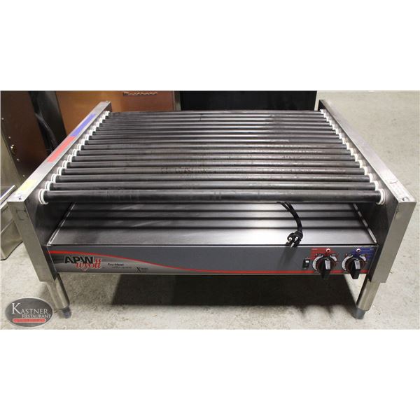 LARGE APW WYOTT HOT DOG ROLLER SYSTEM