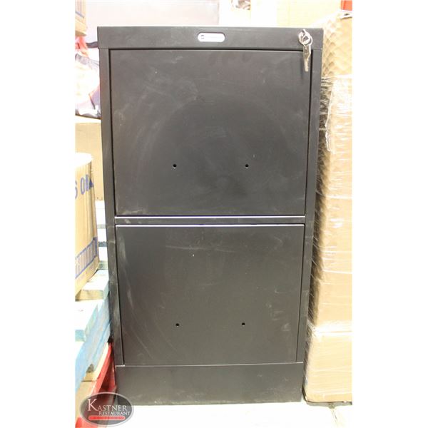 NEW 2 DOOR VERTICAL BLACK CABINET GRAND AND TOY