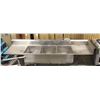 Image 1 : 3 COMPARTMENT COMMERCIAL SINK /W DUAL DRAINBOARDS