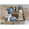 Image 1 : BOX OF ASSORTED SIZE LIGHT BULBS