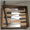 GROUP OF COMMERCIAL KITCHEN KNIVES