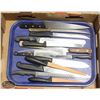 GROUP OF COMMERCIAL KITCHEN KNIVES