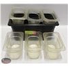 LOT OF POLY CARB INSERTS