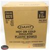 CASE OF 1000 DART 8 OZ HOT OR COLD INSULATED